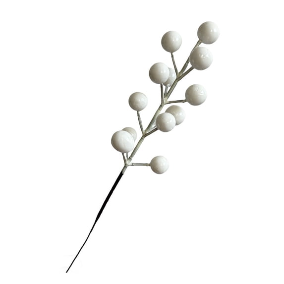 10 Pcs Christmas Artificial Berries Branchs,Christmas Picks Holly Sprays,Christmas Tree Decorations,Artificial Berry Branches for Xmas Tree Ornaments, Wreath Crafts, Holiday and Home Decorations