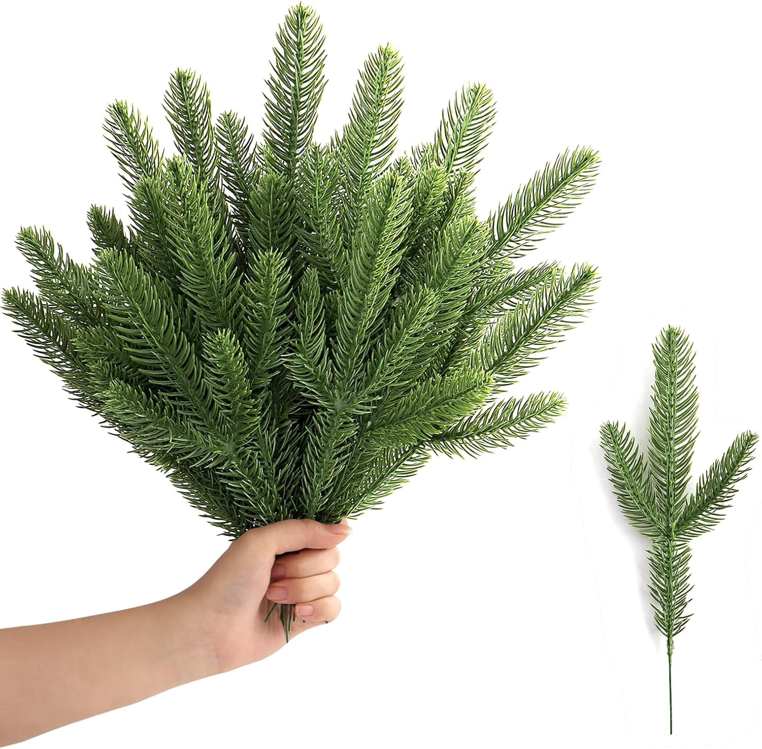 10 Pcs Christmas Berries Pine Cones for DIY CraftsChristmas Tree Picks