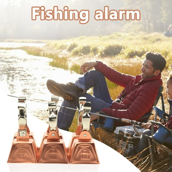 10 Pcs Clamp-On Stainless Steel Fishing Pole Bells Fishing Bite Alarm Casting Rod Bell
Ring
Bells with Clip