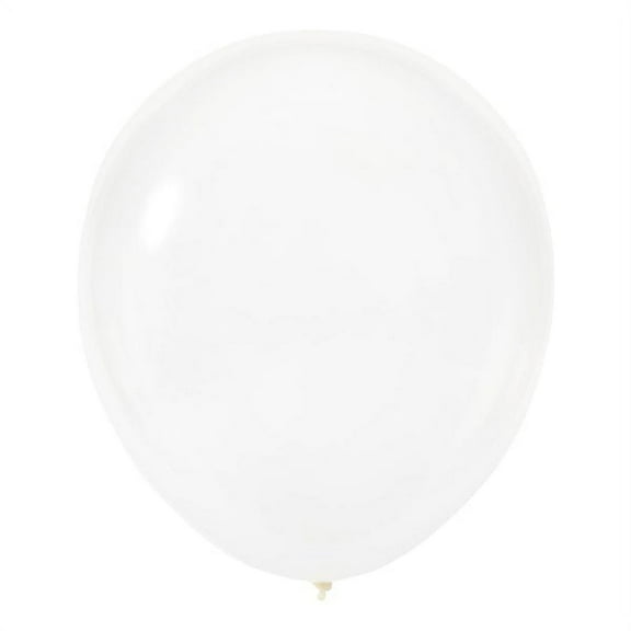 10 Pcs, Clear 18" Large Round Latex Balloons for Children's Parties, Baby Showers, Graduation