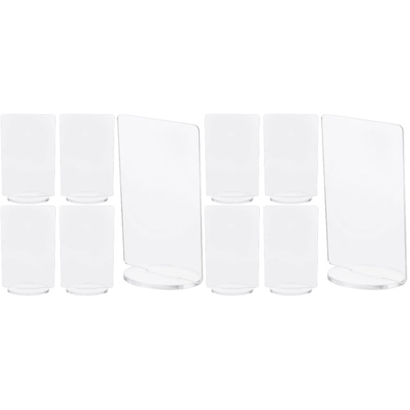 10 Pcs Clear Acrylic Place Cards DIY Wedding Place Card Table Seating Cards
