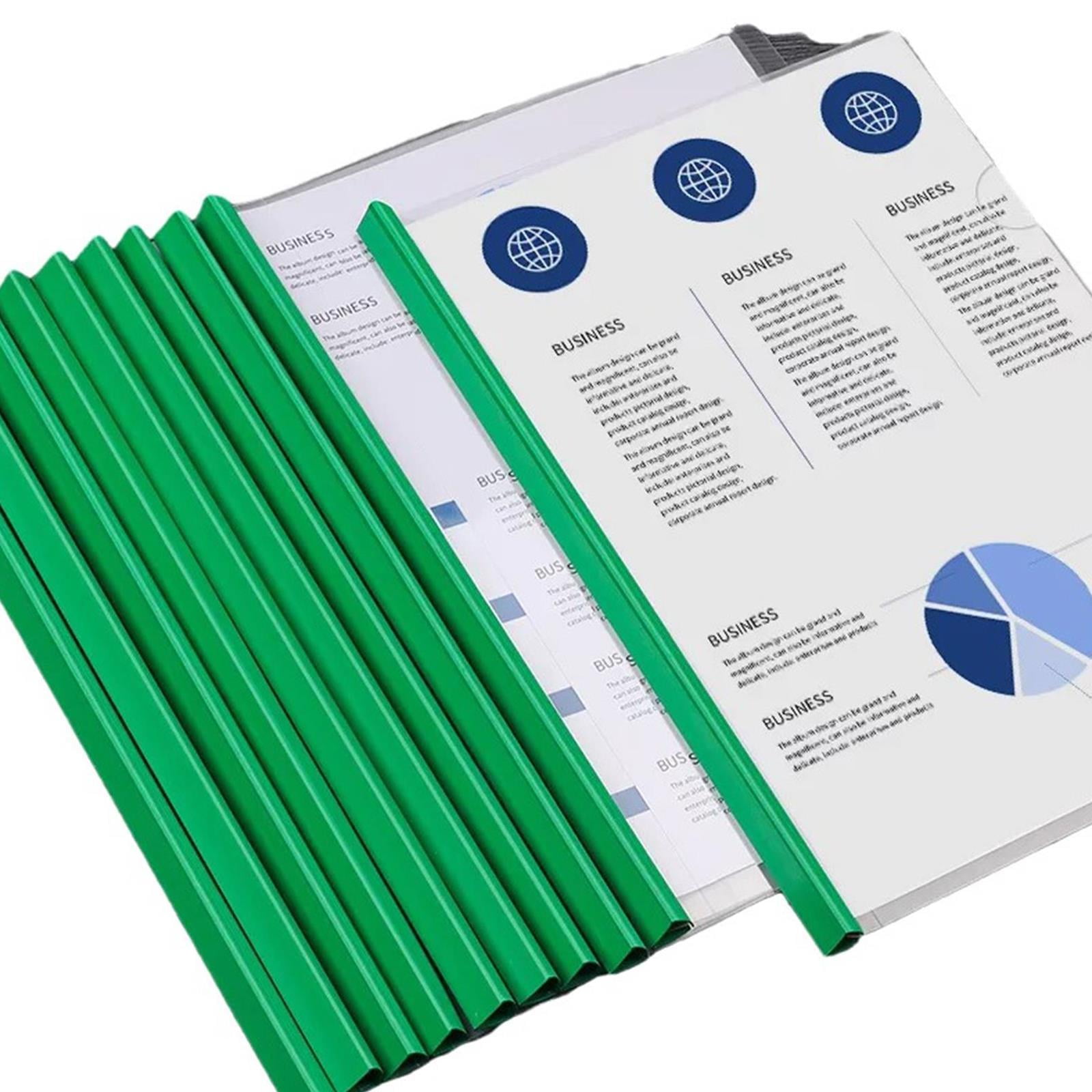 10 Pcs Clear A4 Slide Binder Folders, Sliding Bar Report Covers, Plastic  File Folder Project Presentation Covers, Organizer Slider Binder for Home  Office School Documents Classification (5 
