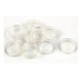 thumbnail image 1 of 10 Pcs Clear White Silicone Waterproof Rocker Switch Protect Cover Round Caps, 1 of 1