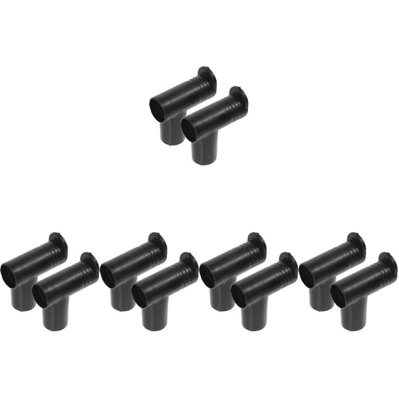 10 Pcs Clothes Rack Connector Right Angle Clothes Pole Joints Clothes Rack Supplies