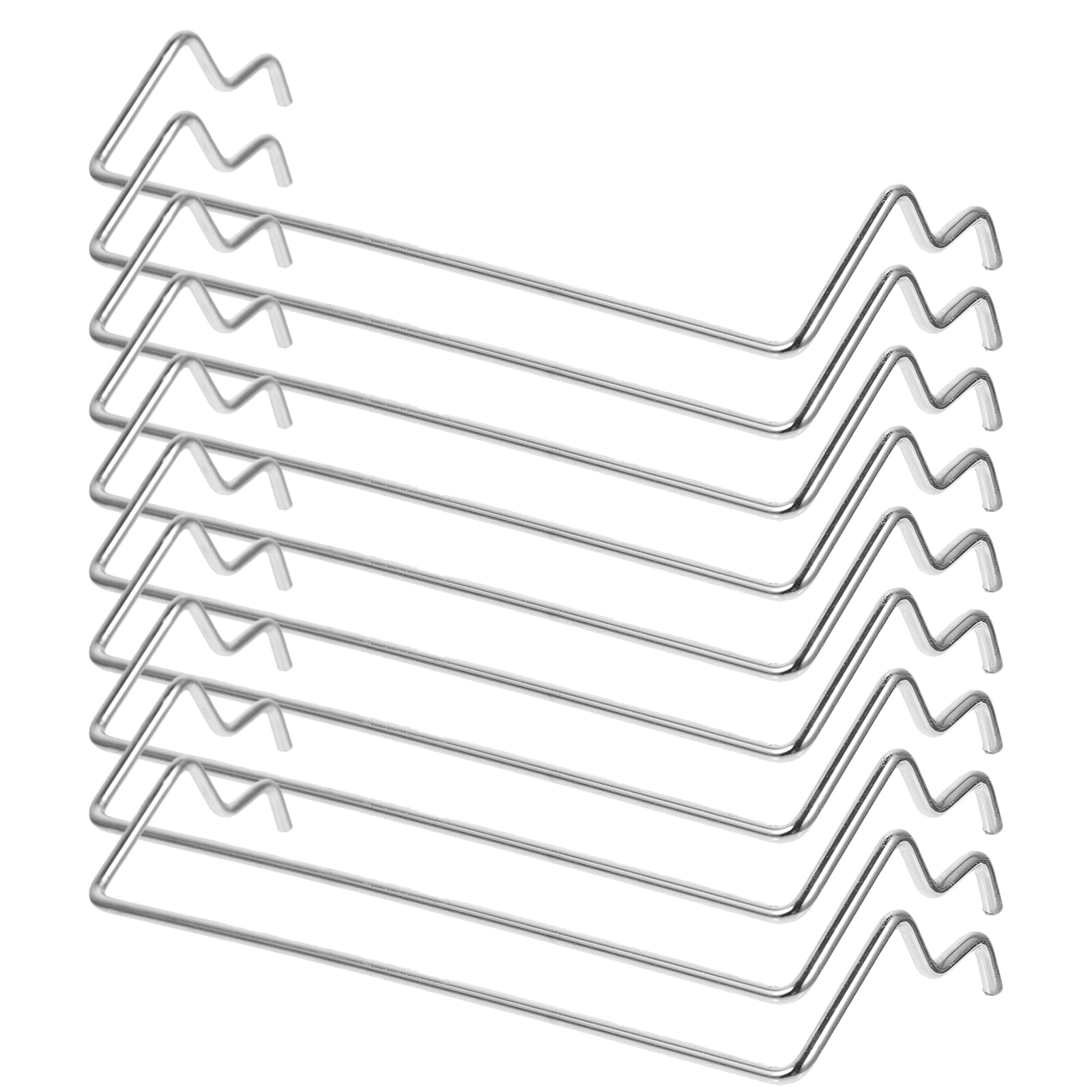 10 Pcs Coat Hangers Pegboard Hook for Metal Clothes Hanger