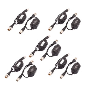 10 Pcs Coaxial Video Ground Loop Isolator Balun BNC Male to Female for CCTV