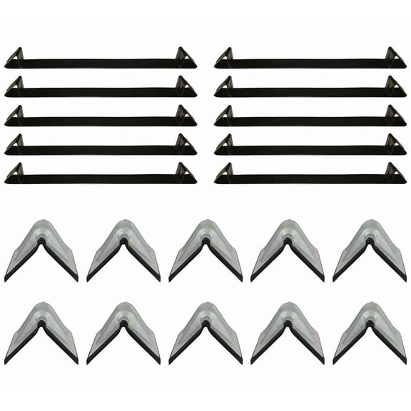10 Pcs Coil Racks for Steel Coils Securement, 10Pcs Steel Corner Protector with Rubber