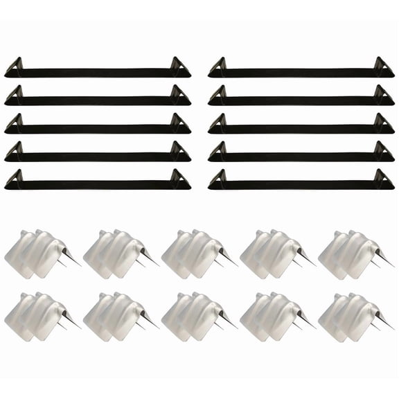 10 Pcs Coil Racks for Steel Coils Securement, 20Pcs Steel Corner Protector