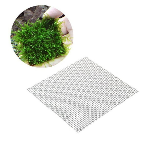 10 Pcs Colodial Silver Aquarium Net Moss Met Aquarium Fixed Mesh Pad Aquarium Mesh