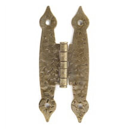 10 Pcs Colonial Antique Brass H-Hinges3-1/2" tall x 1-9/16"Use screw #0662CB