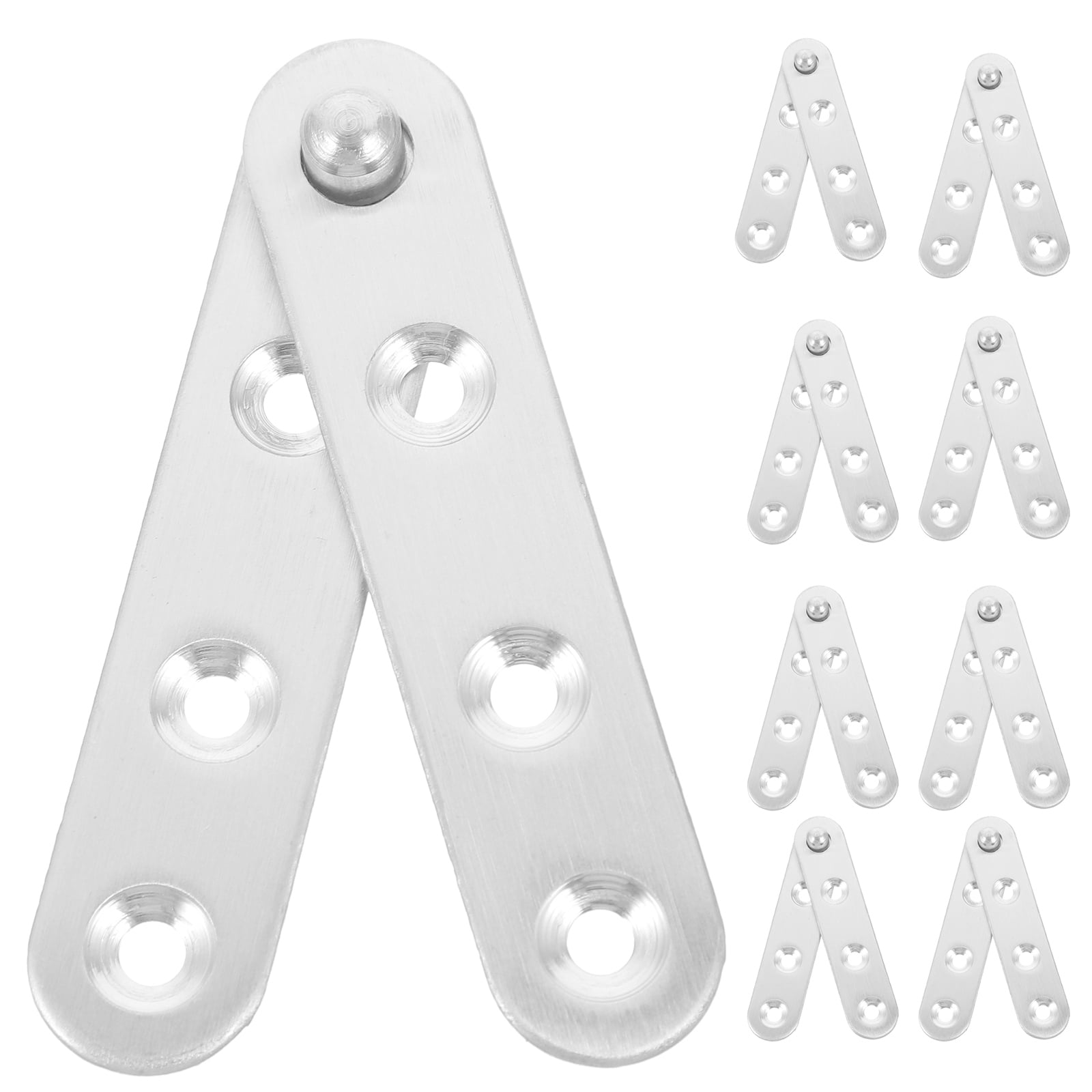 10 Pcs Concealed Hinge Kitchen Door Hinges Rotate Hidden