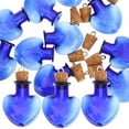 thumbnail image 1 of GETAJGHSD Miniature Glass Bottles Blue 10Pcs 1.0x0.9In, 1 of 8