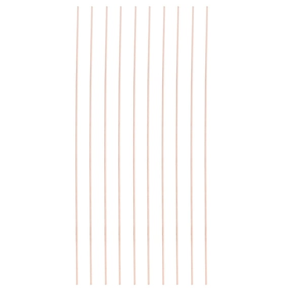 10 Pcs Copper Welding Rod Copper Rods for Garden Copper Flat Rod Copper for Garden