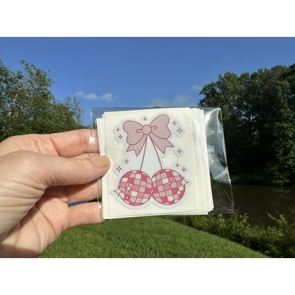 10 Pcs Coquette Stickers, Pink Retro Aesthetic Stickers, Ballet Style Coquette Decor Accessories, Gifts Sticker Pack for Water Bottles Laptop Phone Case Skateboard Snowboard (Permanent Adhesive)