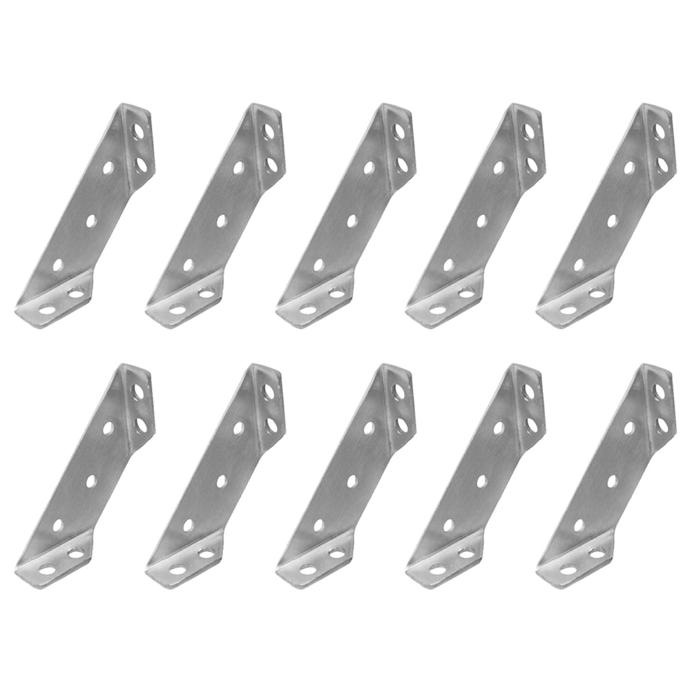 10 Pcs Corner Connector Cabinet Triangle Corner Brackets Cabinet Corner ...