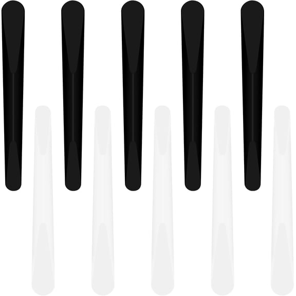 10 Pcs Cosmetic Plastic Spatulas, Makeup Mask Spatula, Facial Cream Spatula, Reusable Beauty Spatula, Smooth Makeup Tool Stick Tip Spoon for Mixing Sampling and DIY Sub-packing