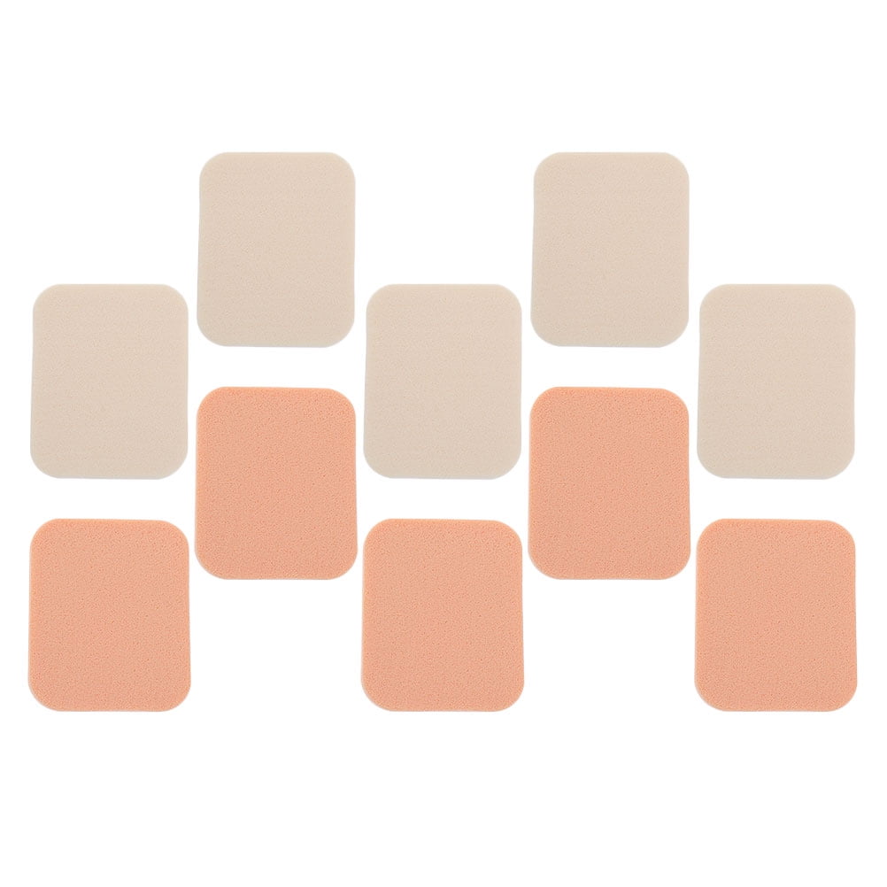 10 Pcs Cotton Pads for Face Square Puff Makeup Puffs Facial Care Cosmetic Powder Girl