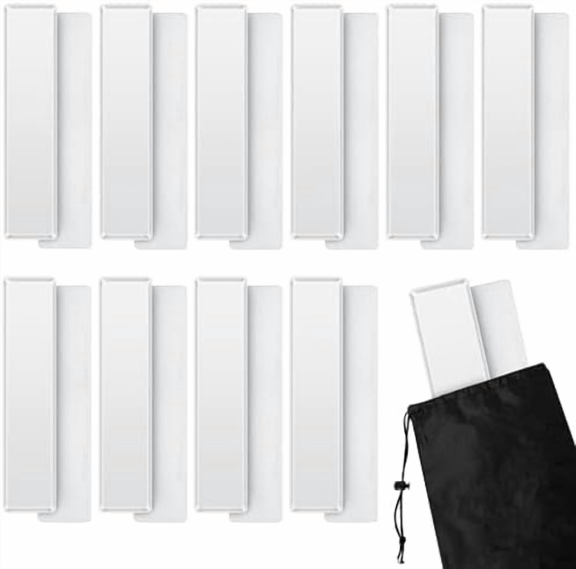 10 Pcs Court Line Marker Kit Flat Rectangular Gym Floor Spot White ...