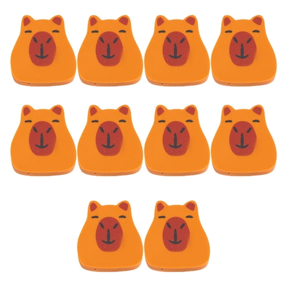 10 Pcs Creative Erasers Capybara Eraser LovelyAn1ma1Pencil Erasers for Student
