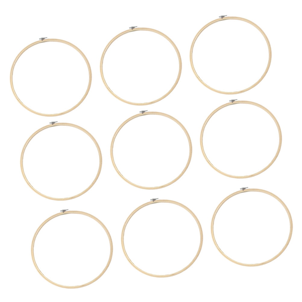 10 Pcs Cross Stitch Circle Needlework Handmade DIY Craft Embroidery