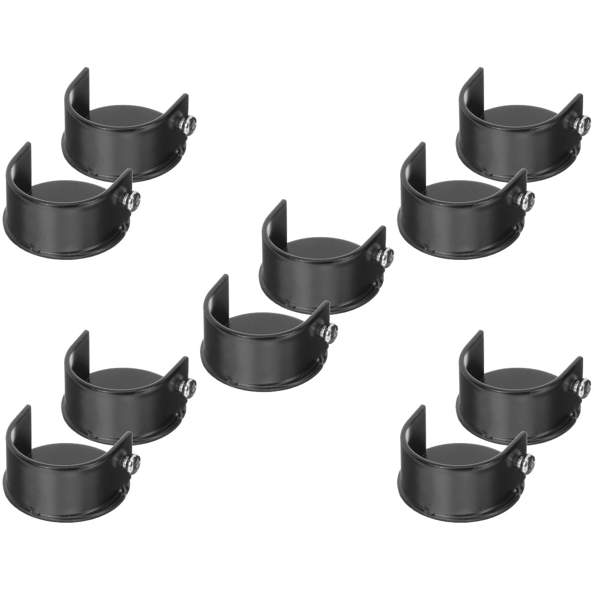 10 Pcs Curtain Pole End Bracket Heavy Duty Curtain Rod Holder