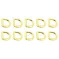 thumbnail image 1 of 10 Pcs D Rings Spring Key Hooks Metal Keyring Clip Easy to Use for Backpacks, 1 of 20