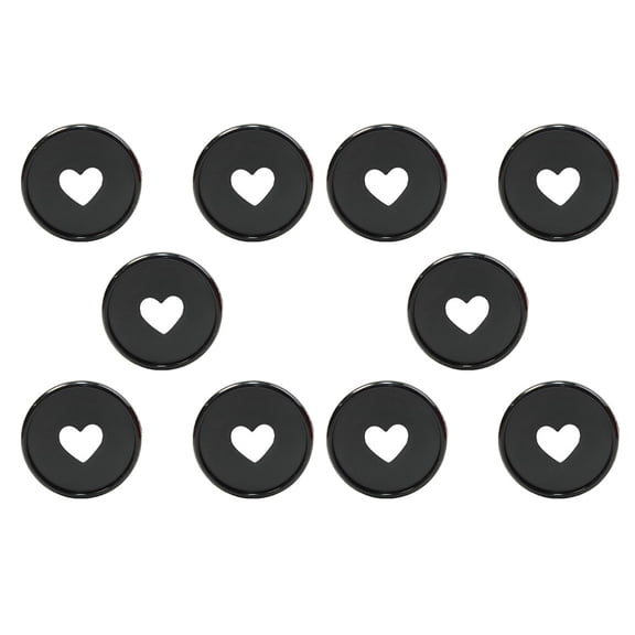 10 Pcs DIY Binder Buckles Cable Clips Loose-leaf Notebooks Black