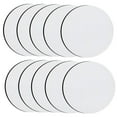 thumbnail image 1 of 10 Pcs DIY Graphics Sublimation Cup Mat Coasters Blanks Round Square Heart Shape, 1 of 5