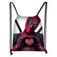 10 Pcs Deadpool Drawstring Bags Birthday Party Decoration Deadpool