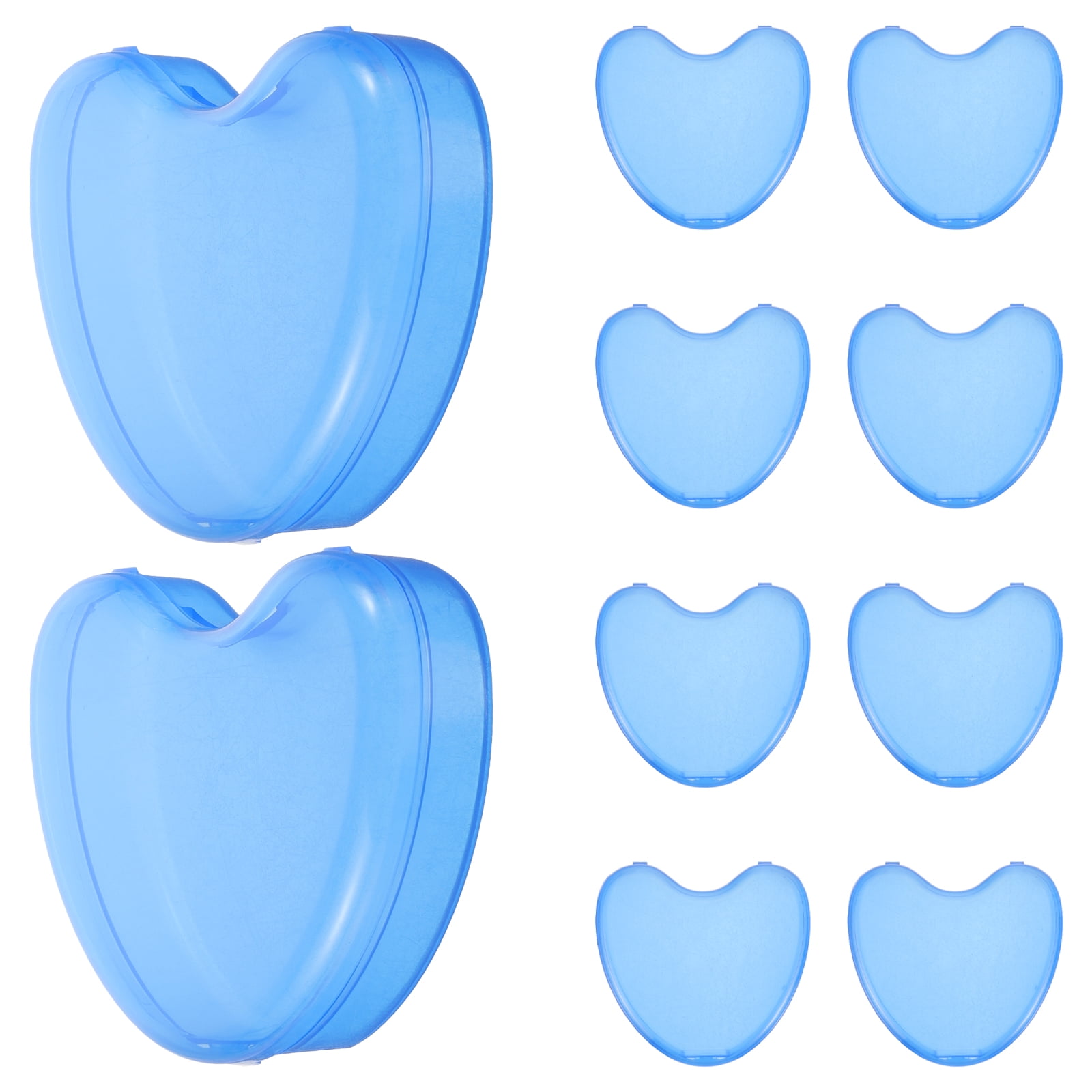 10 Pcs Denture Box Braces Box Fake Teeth Aligner Storage Holder Morphie