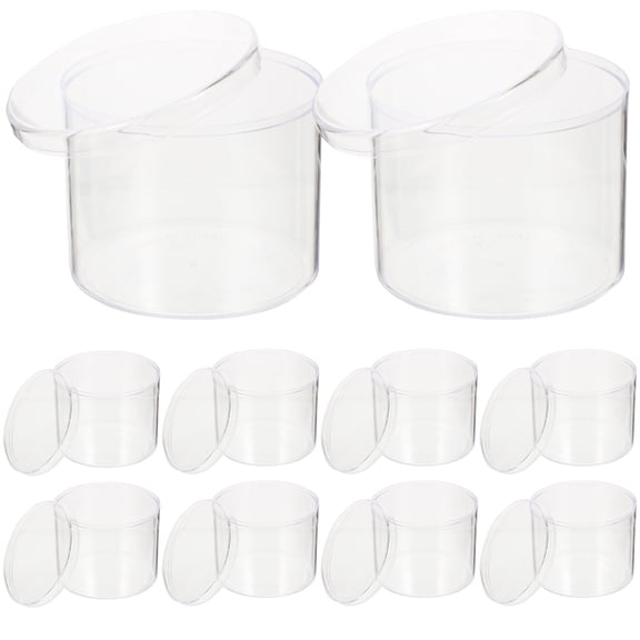 ifundom Clear Plastic Sweet Cups for Home, Dessert, Ice Cream, Pudding, Storage Containers, 12-