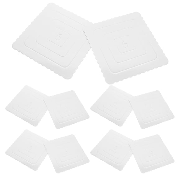 NIAIZEK re Cake Boards Grease-resistant Versatile 10Pack White Paper Tray for Home Use