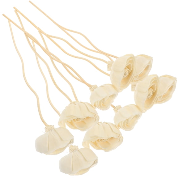 10 Pcs Diffuser Oil Bottle Aromatherapy Rattan Study Room Fragrance Sticks