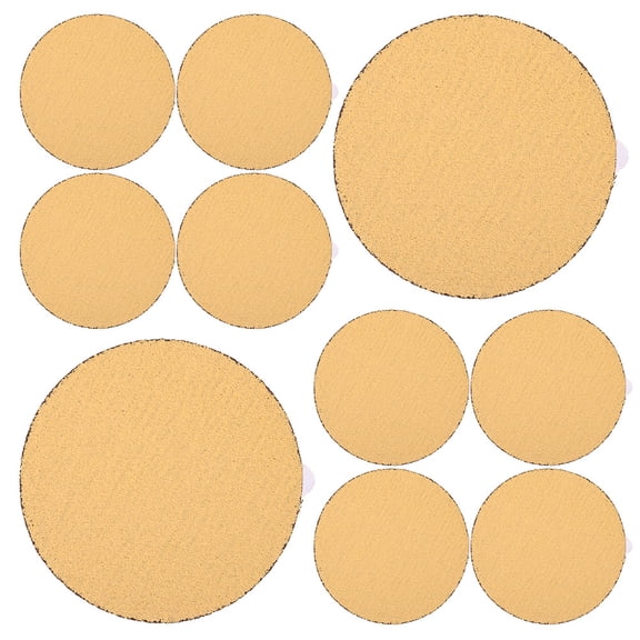 USHOBE 10Pcs Orange Self Adhesive Sanding Discs 100 Grit Round Sandpaper for Coarse Sanding
