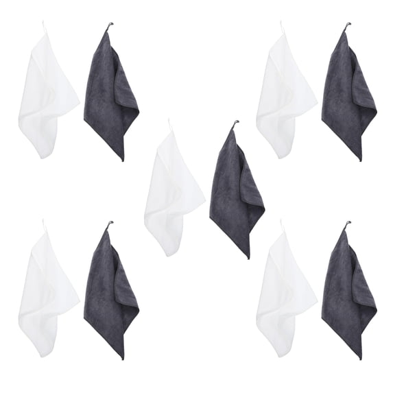 Soft and Absorbent Kitchen Towels for Cleaning Made of Polyester Fiber Assorted Color 10 Pieces