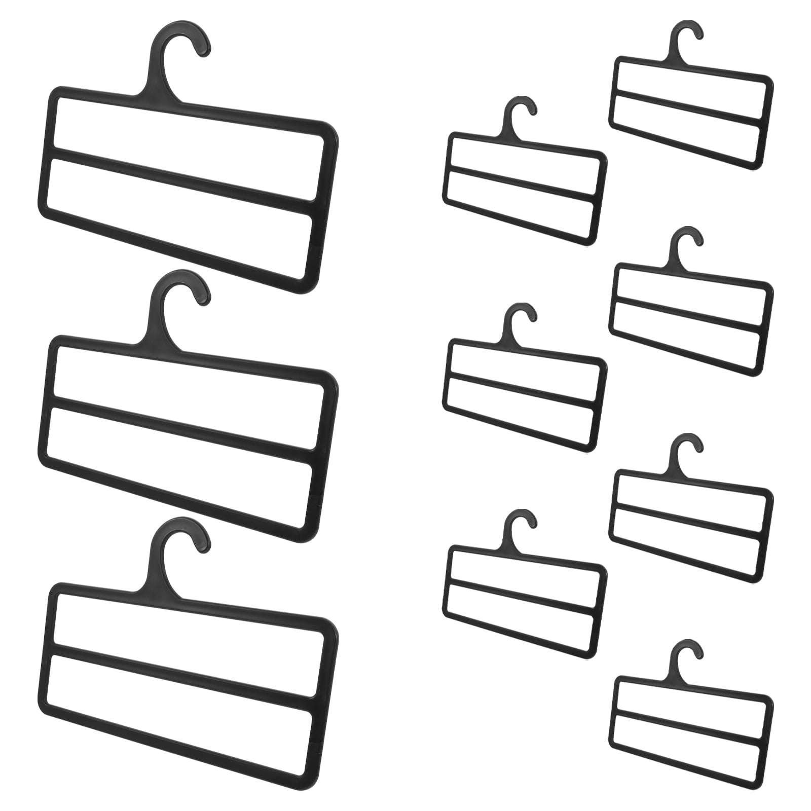 10 Pcs Display Stand Belt Hanger Scarf Multifunctional Clothes Hanger Coat Hangers Jeans Organizer