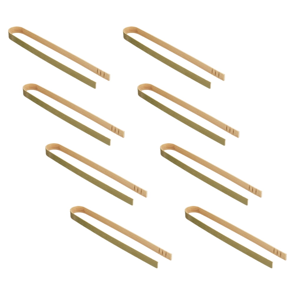 10 Pcs Disposable Wooden Clamps Mini Bamboo Clamps Salad Blending Wedding Things