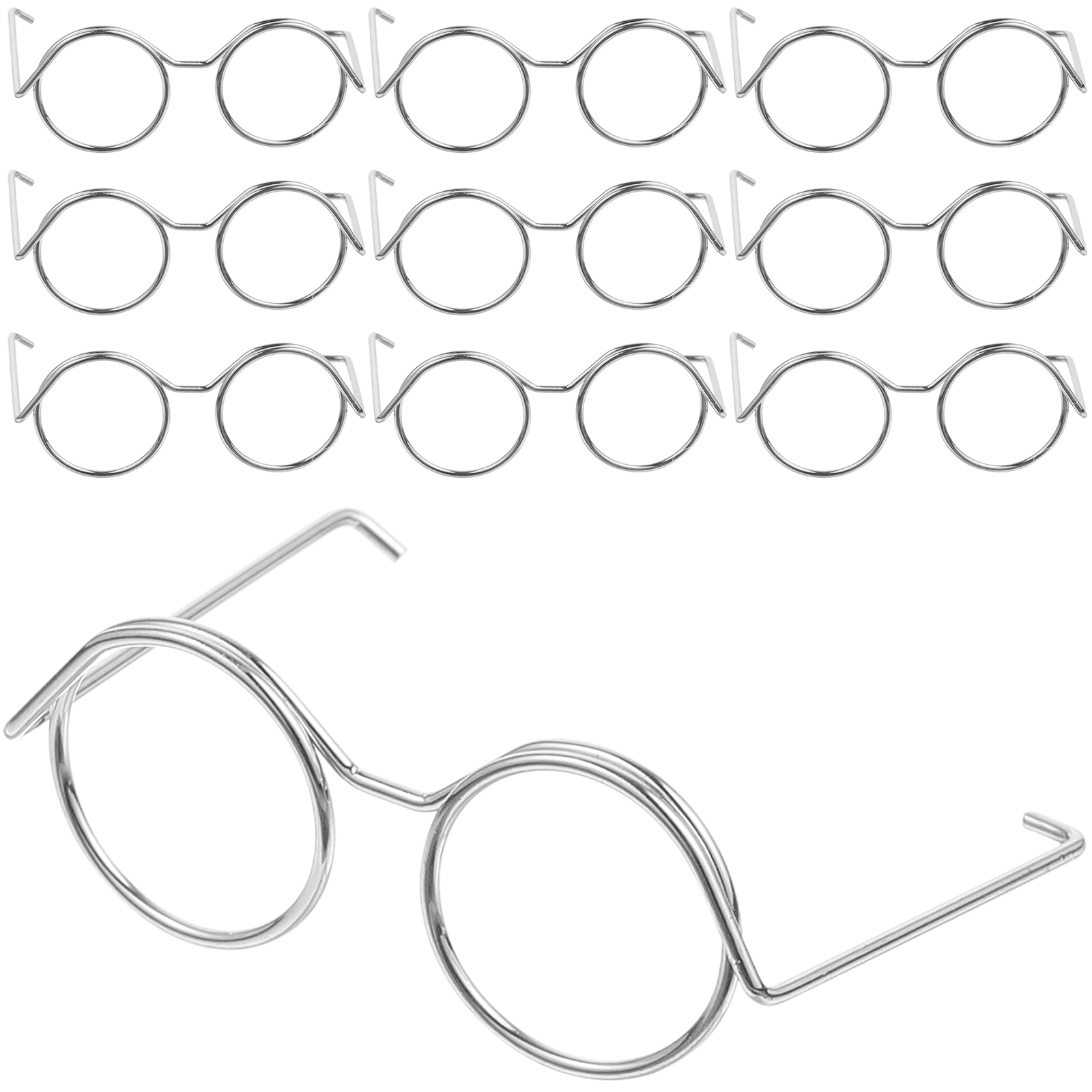 10 Pcs Doll Glasses Dress up Accessories Clothing Mini Dolls Eyeglasses ...