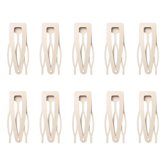 10 Pcs Double Grip Hair Clips, Metal Snap Hair Clips Hair Barrettes | Non Slip Hair Clips Women Hair Styling Hair Accessories for Thin Thick Hair