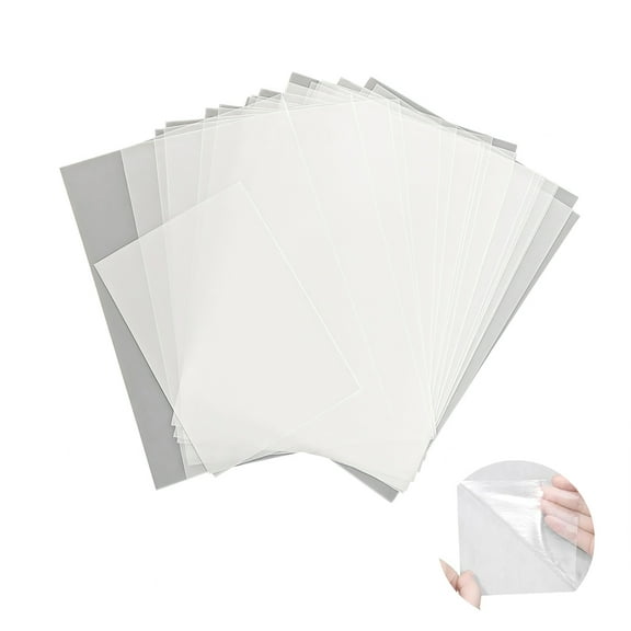 10 Pcs Double-Sided Adhesive Film Adhesive Patches Iron On Patches For Fabric Applique And Craft Projects