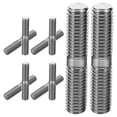thumbnail image 1 of 10 Pcs Double-headed Screw Bolts Firm Replaceable Bolt Dual Heads Bolt Threaded Bolt Dual End Bolt, 1 of 6