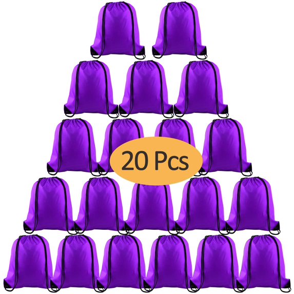 10 Pcs Drawstring Backpack Bags String Backpack Bulk Sport Gym Sack Bags for School Traveling and Storage