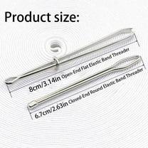 10 Pcs Drawstring Threader Tool SSNTSY Rope Threader Drawstring Puller for Sweatpants, Shorts, Jackets, Coat String Replacement