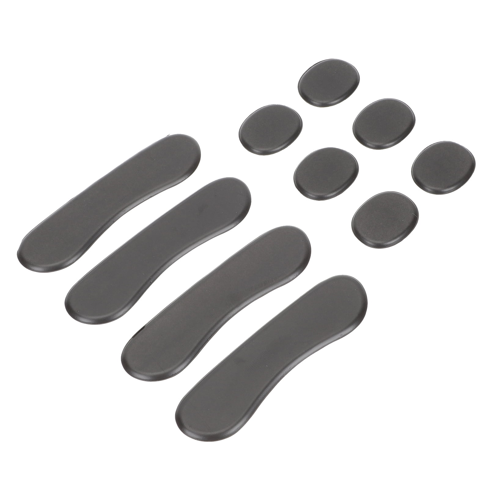 10 Pcs Drum Silencer Pad Snare Head Pads Vibration Absorption Oval