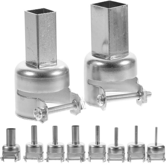 10 Pcs Duckbill Air Nozzle Accessories Hot Air Tools Nozzle Convenient Hot Air Nozzle Set Wall Organizer Hot Air Parts