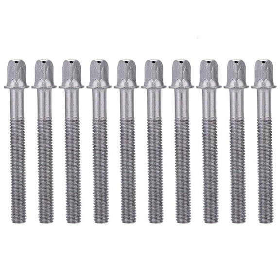 10 Pcs Durable Drum Tension Rod Metal Tight Screw Snare Bass Drum Hardware Parts