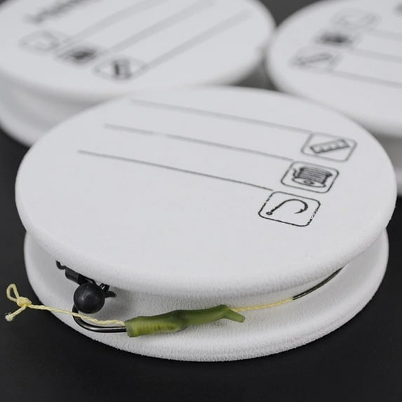 10 Pcs EVA Foam Spools Carp Fishing Rig Leader Wire Board Winding Line Storage