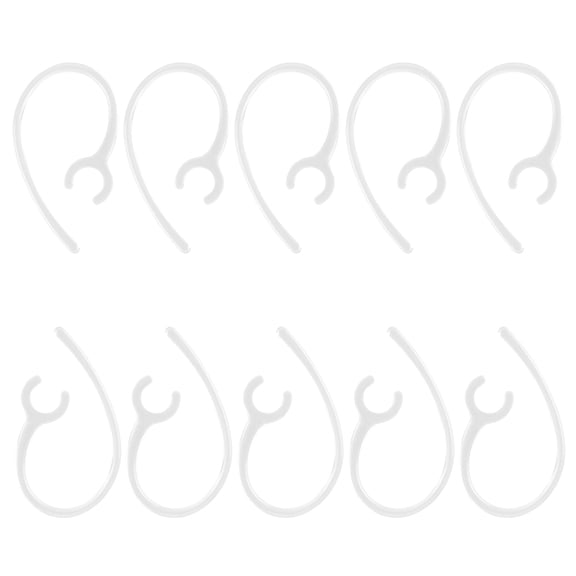 HOOWIFFY Small Cable Clips Earphone Ear Hook Random Color 10 Pcs Ergonomics Design