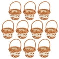 thumbnail image 1 of 10 Pcs Baskets for Easter Eggs Portable Flower Pastoral Style Handmade, 1 of 8