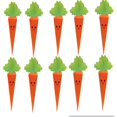 thumbnail image 1 of 10 Pcs Easter Carrot Treat Boxes,3D Carrot Shapes,Biscuit Candy Rack Cardboard Boxes,Easter Gift Boxes,Candy Basket Decorations,Party Gift Supplies., 1 of 6